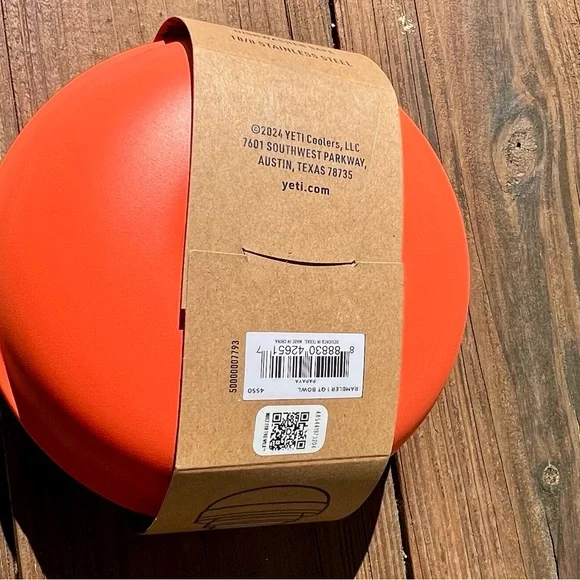YETI RAMBLER™ 1 QT INSULATED BOWL, Papaya. - Picture 3 of 6